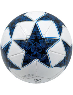 Piłka nożna ucl white/blue r.5 2