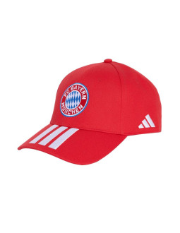 Czapka z daszkiem adidas bayern monachium czerwona kt3395