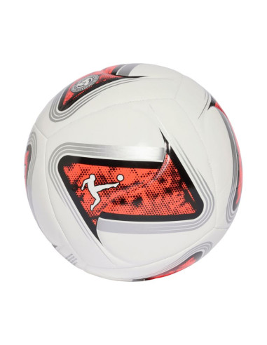 Piłka nożna adidas bundesliga 26/27 torfabrik club biało-pomarańczowa kg6043