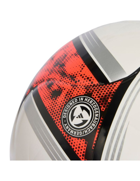 Piłka nożna adidas bundesliga 26/27 torfabrik club biało-pomarańczowa kg6043