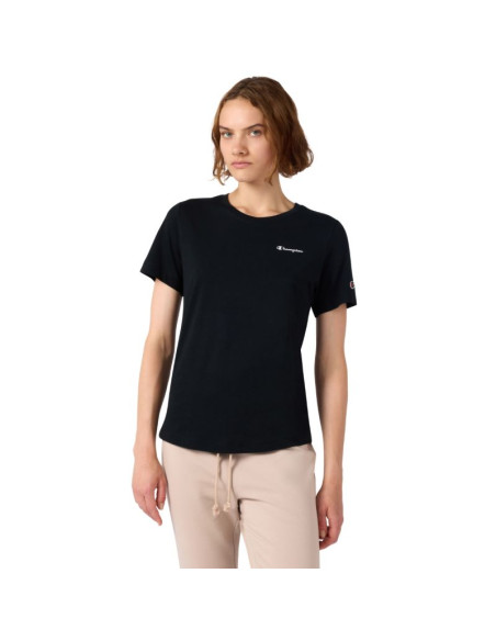 Koszulka damska champion short sleeve t-shirt czarna 118408 kk001