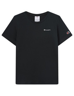 Koszulka damska champion short sleeve t-shirt czarna 118408 kk001 2