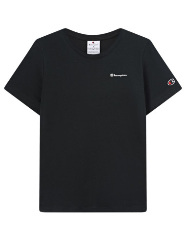 Koszulka damska champion short sleeve t-shirt czarna 118408 kk001