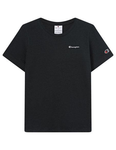Koszulka damska champion short sleeve t-shirt czarna 118408 kk001