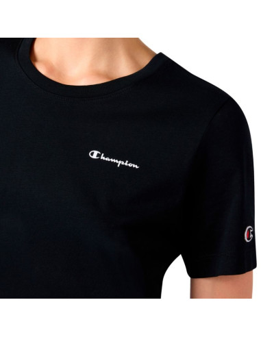 Koszulka damska champion short sleeve t-shirt czarna 118408 kk001