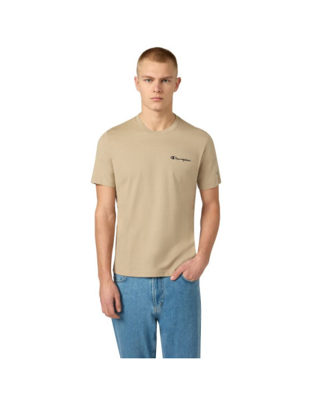 Koszulka męska champion ss tee beżowa 221798 ms041