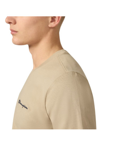 Koszulka męska champion ss tee beżowa 221798 ms041