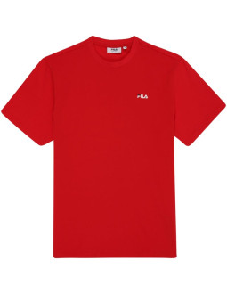 Koszulka męska fila laas regular tee czerwona fam0874 30002