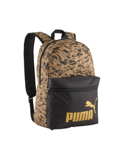Plecak puma phase aop czarno-brązowy 91169 07 2