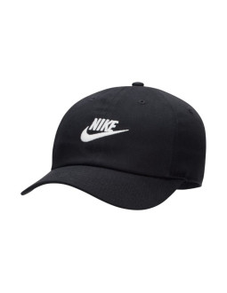 Czapka z daszkiem dla dzieci nike club czarna fb5063 010