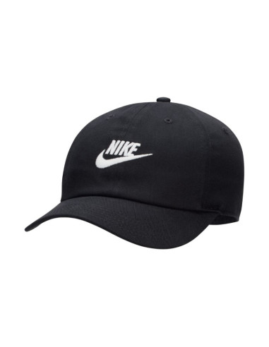 Czapka z daszkiem dla dzieci nike club czarna fb5063 010
