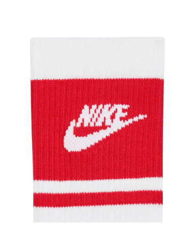 Skarpety nike everyday elevated crew 3 pary biało-czerwone im7949 900