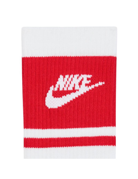 Skarpety nike everyday elevated crew 3 pary biało-czerwone im7949 900