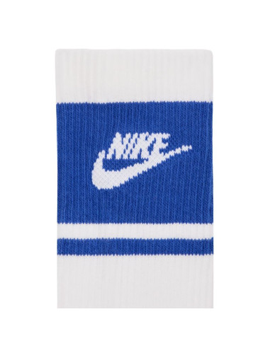 Skarpety nike everyday elevated crew 3 pary biało-niebieskie im7949 904