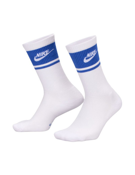 Skarpety nike everyday elevated crew 3 pary biało-niebieskie im7949 904