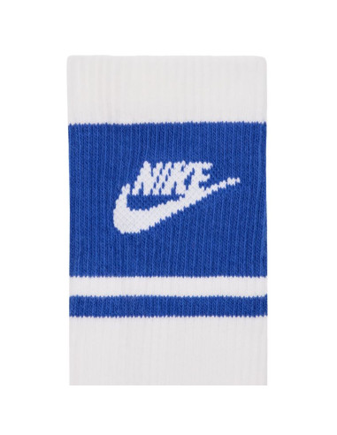 Skarpety nike everyday elevated crew 3 pary biało-niebieskie im7949 904