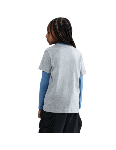 Koszulka dla dzieci nike sportswear szara fz5178 064