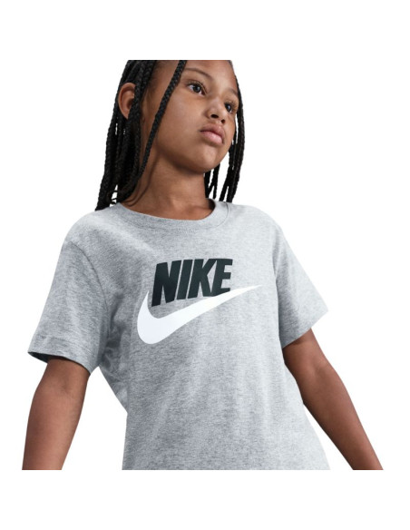Koszulka dla dzieci nike sportswear szara fz5178 064
