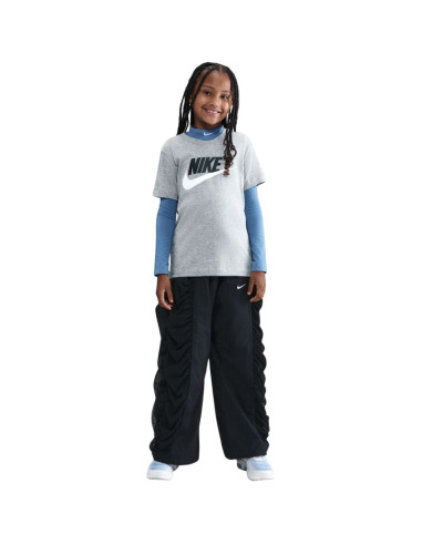 Koszulka dla dzieci nike sportswear szara fz5178 064