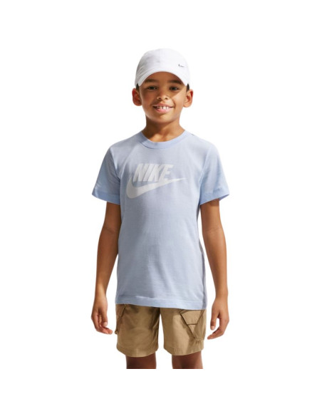 Koszulka dla dzieci nike sportswear błękitna fz5178 407
