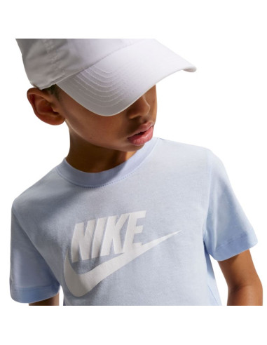 Koszulka dla dzieci nike sportswear błękitna fz5178 407