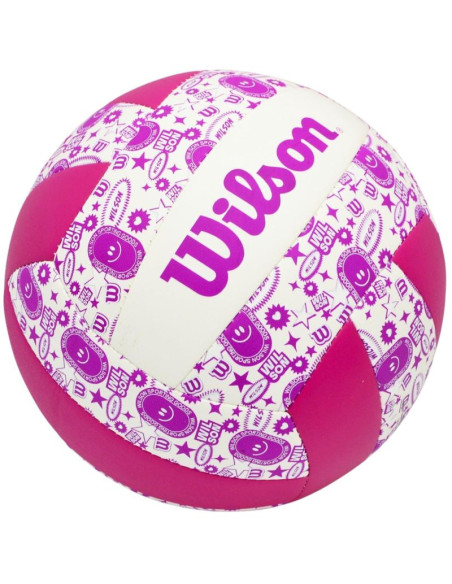 Piłka siatkowa wilson stamp vb fioletowo biała