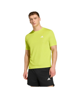Koszulka męska adidas workout essentials base limonkowa kd5472