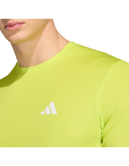 Koszulka męska adidas workout essentials base limonkowa kd5472