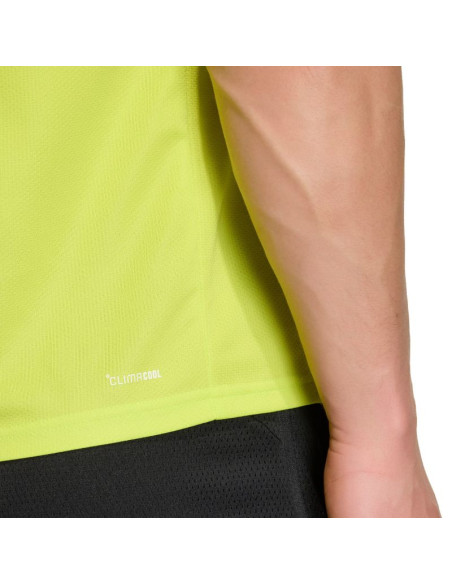 Koszulka męska adidas workout essentials base limonkowa kd5472