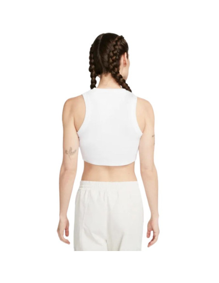 Koszulka damska nike sportswear chill knit biała fb8279 100