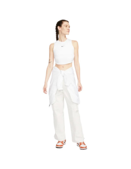 Koszulka damska nike sportswear chill knit biała fb8279 100