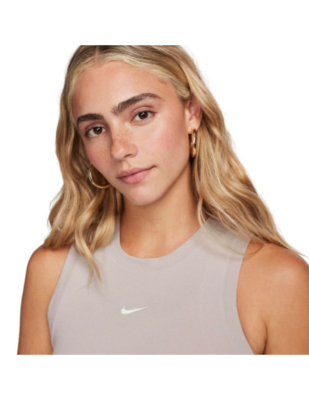 Koszulka damska nike sportswear chill knit beżowa fb8279 019