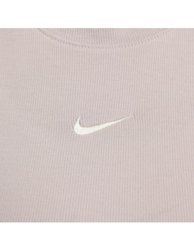 Koszulka damska nike sportswear chill knit beżowa fb8279 019