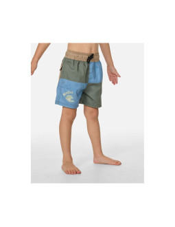 Boardshorty chłopięce rip curl block volley - boy niebieskie 2
