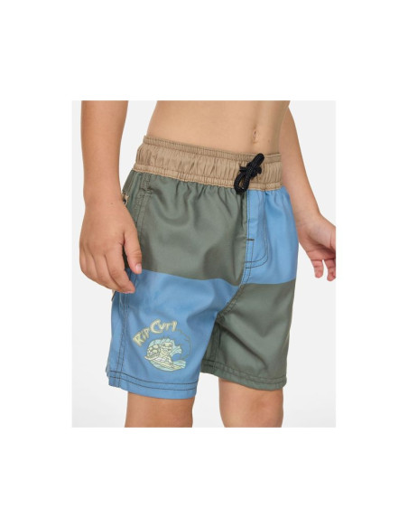 Boardshorty chłopięce rip curl block volley - boy niebieskie