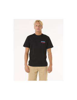 Koszulka rip curl surf revival ding repair tee czarny