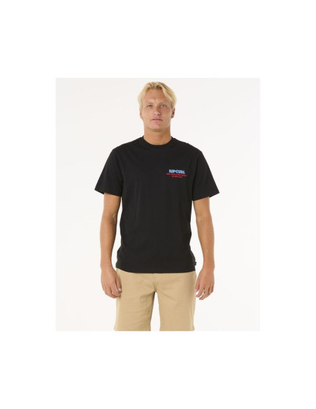 Koszulka rip curl surf revival ding repair tee czarny