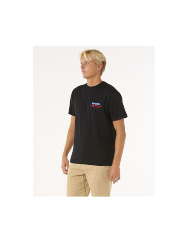Koszulka rip curl surf revival ding repair tee czarny
