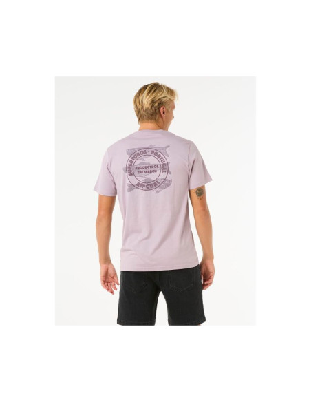 Koszulka rip curl desti animals tee fioletowy