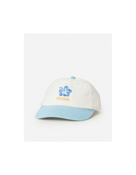 Czapka z daszkiem rip curl washed twill cap-girl niebieski