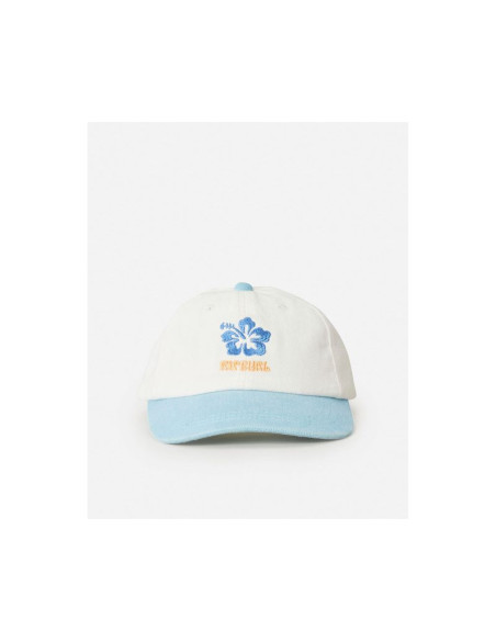 Czapka z daszkiem rip curl washed twill cap-girl niebieski