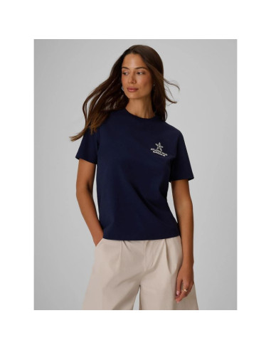T-shirt relaxed z nadrukiem damski 4f 4frss26ttshf4021-31s