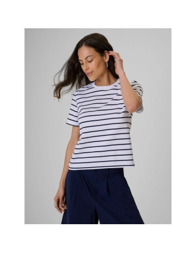 T-shirt relaxed z nadrukiem damski 4f 4frss26ttshf4023-10s