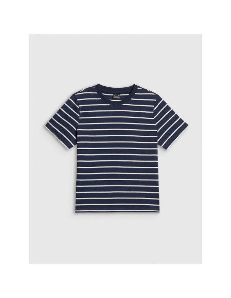 T-shirt relaxed z nadrukiem damski 4f 4frss26ttshf4023-31s