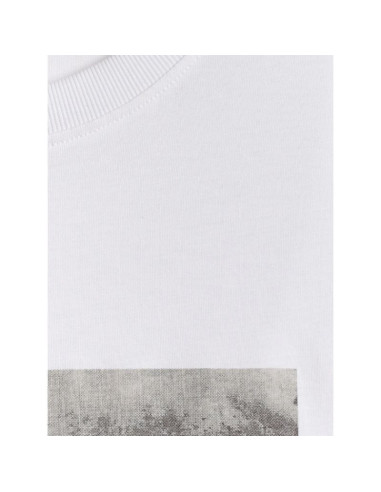 T-shirt regular z nadrukiem męski 4f 4fwss26ttshm3034-10s