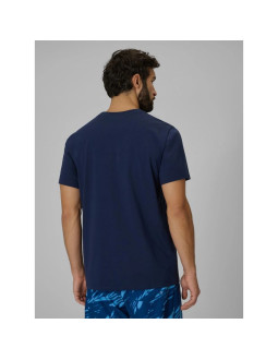 T-shirt regular z nadrukiem męski 4f 4fwss26ttshm3034-31s 2