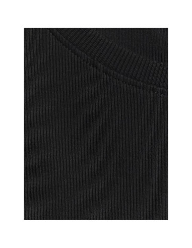 Longsleeve slim z prążkowanej dzianiny damski 4f 4fraw25tlonf656-20s