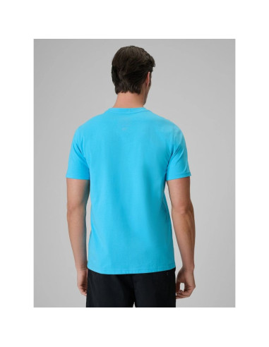 T-shirt regular z nadrukiem męski 4f 4frss26ttshm4305-33s