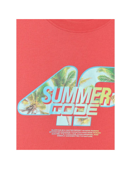 T-shirt regular z nadrukiem męski 4f 4frss26ttshm4305-63s