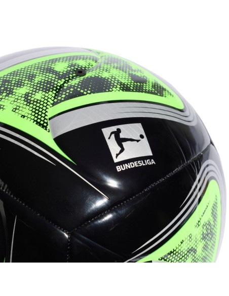 Piłka nożna adidas bundesliga 26/27 torfabrik club czarno-zielona kv4045